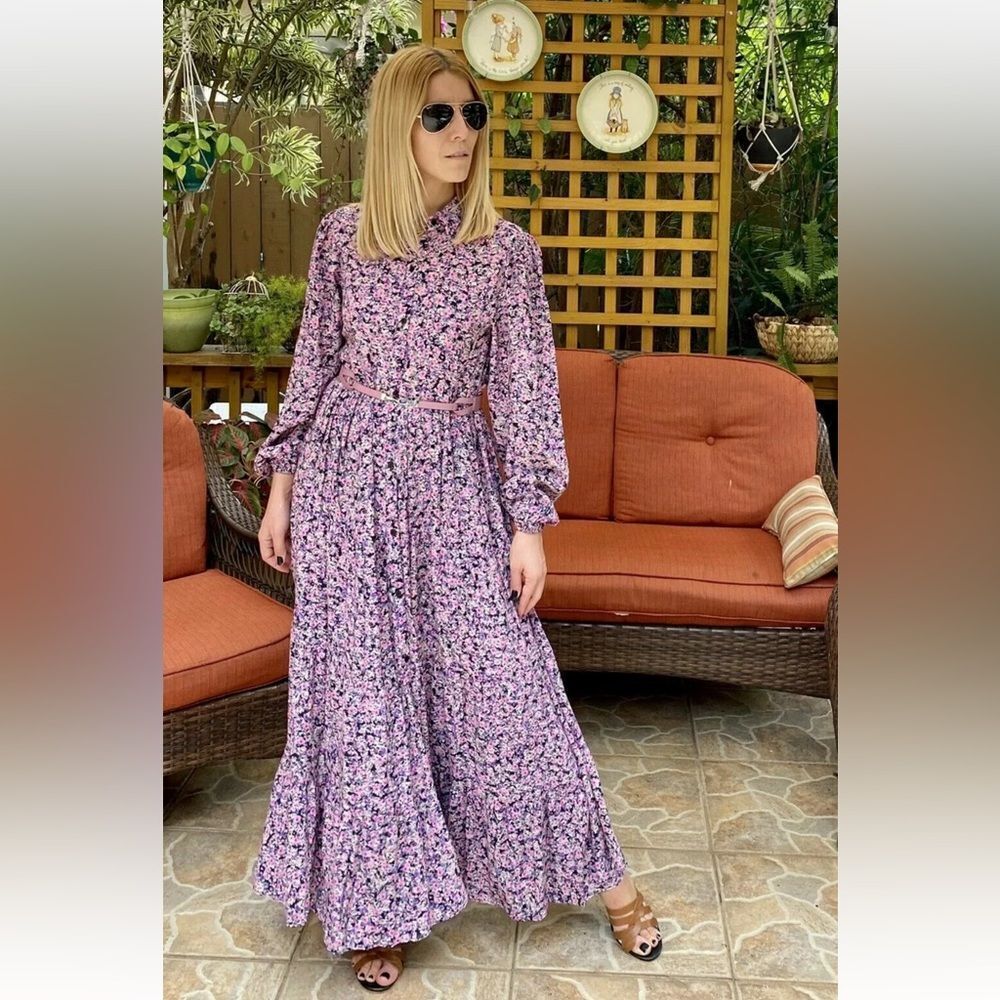 ZARA BOHO FLORAL PRINT DRESS